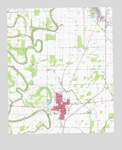 McGehee South, AR USGS Topographic Map