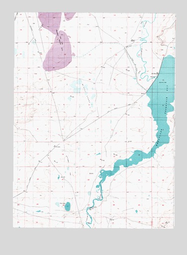 McGill Lakes, WY USGS Topographic Map