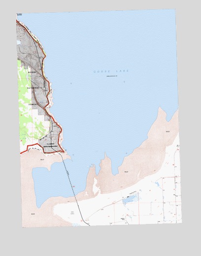 McGinty Point, CA USGS Topographic Map