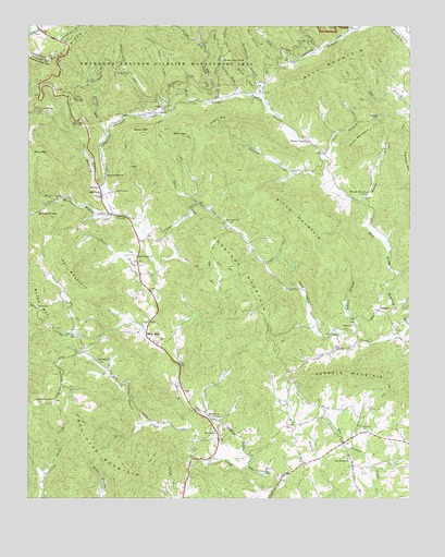 McGrady, NC USGS Topographic Map