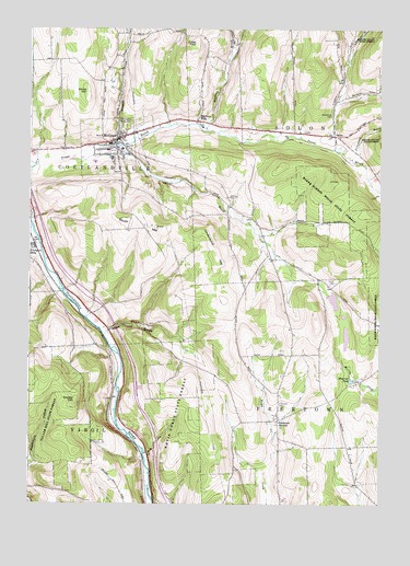 McGraw, NY USGS Topographic Map