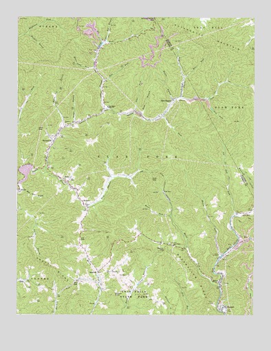 McGraws, WV USGS Topographic Map