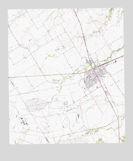 McGregor, TX USGS Topographic Map
