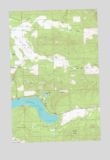 McGregor Peak, MT USGS Topographic Map