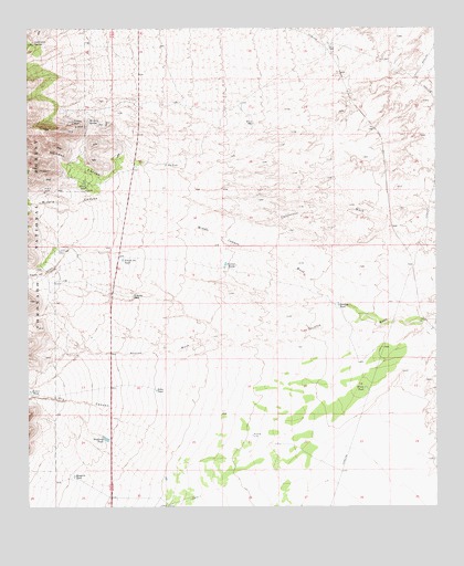 McGrew Spring, AZ USGS Topographic Map