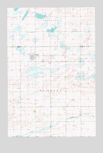 McHenry, ND USGS Topographic Map