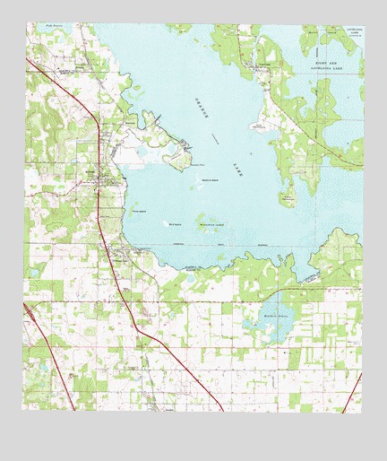 McIntosh, FL USGS Topographic Map