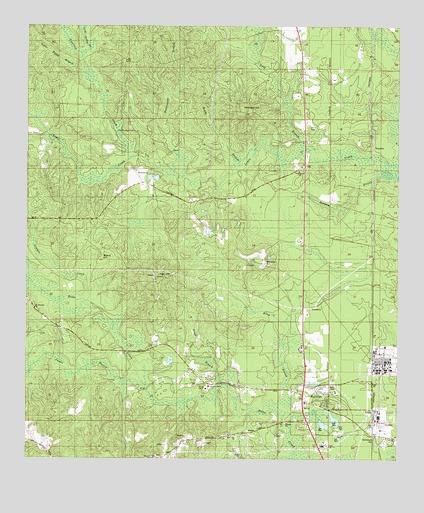 McIntosh, AL USGS Topographic Map