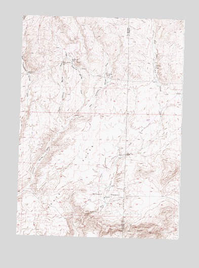 McIntosh Meadows, WY USGS Topographic Map
