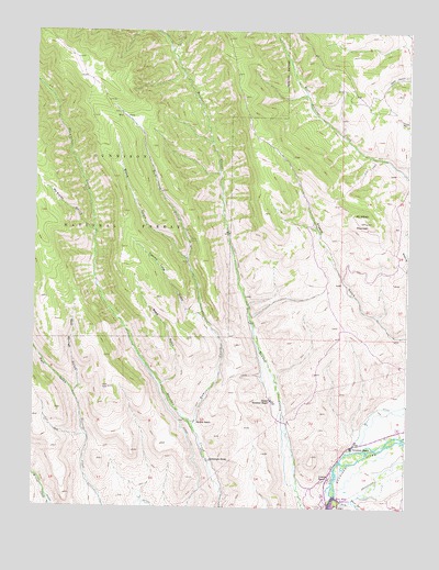 McIntosh Mountain, CO USGS Topographic Map