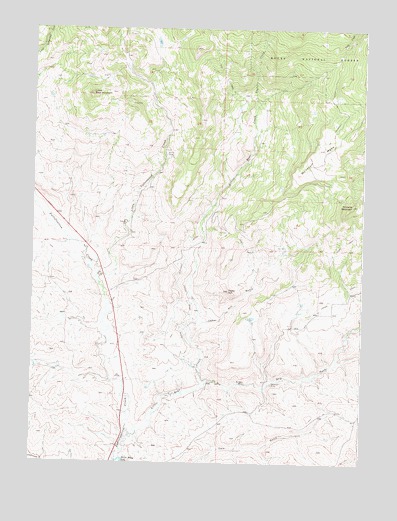 McInturf Mesa, CO USGS Topographic Map