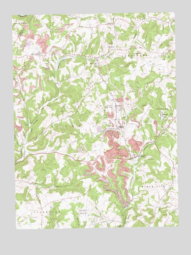 McIntyre, PA USGS Topographic Map
