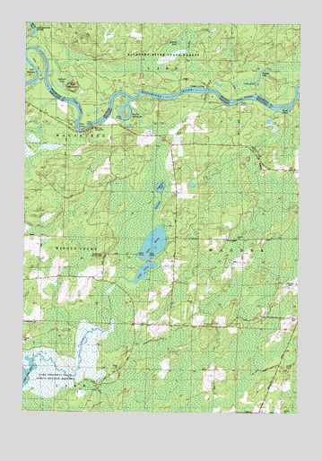 Bear Point, MI USGS Topographic Map