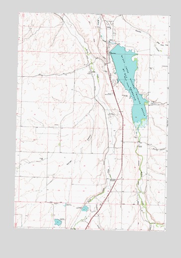 McKay Reservoir, OR USGS Topographic Map