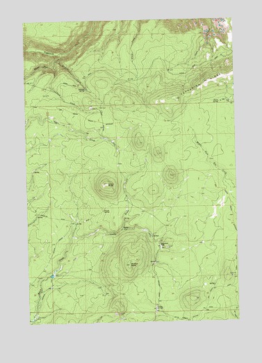 McKays Butte, WA USGS Topographic Map