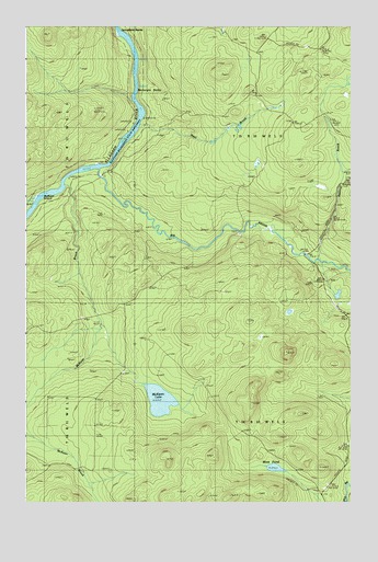 McKeen Lake, ME USGS Topographic Map