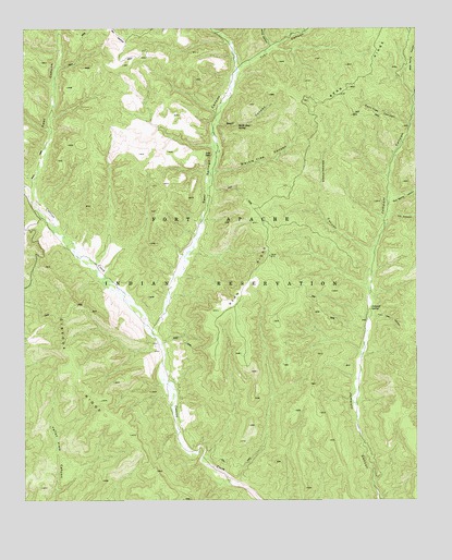 Bear Ridge, AZ USGS Topographic Map