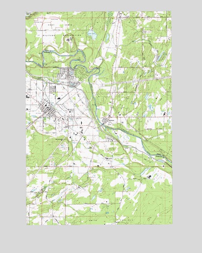 McKenna, WA USGS Topographic Map