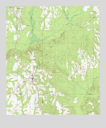 McKenzie, AL USGS Topographic Map