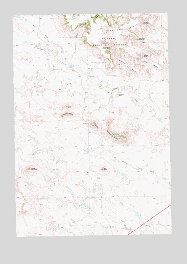 McKenzie Butte, SD USGS Topographic Map