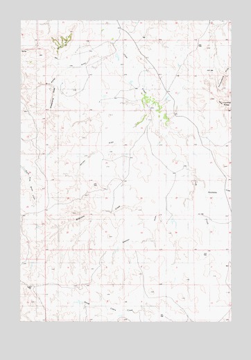 McKenzie Creek, MT USGS Topographic Map
