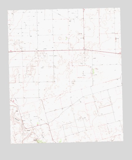 McKenzie Lake NW, TX USGS Topographic Map