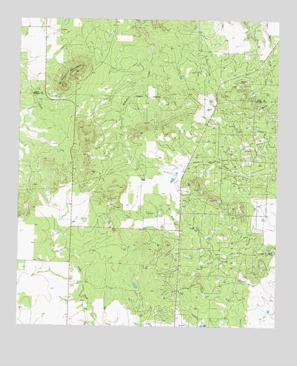 McKenzie Mountains, TX USGS Topographic Map