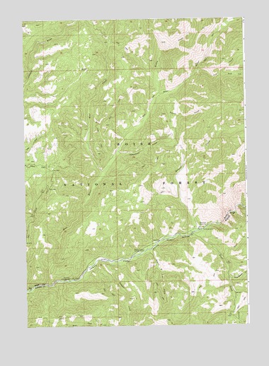 Bear River, ID USGS Topographic Map