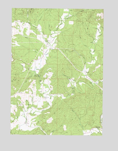 McKinley, OR USGS Topographic Map