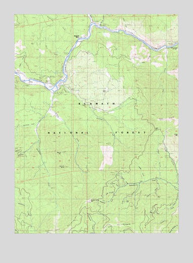 McKinley Mountain, CA USGS Topographic Map