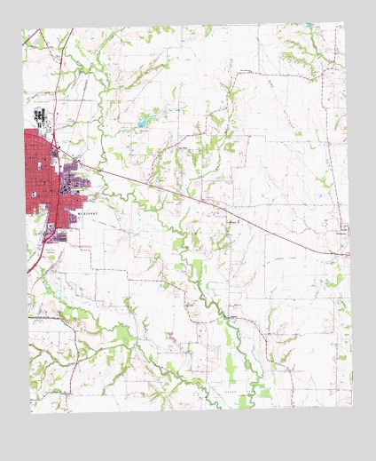 McKinney East, TX USGS Topographic Map