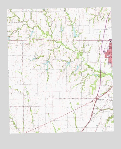 McKinney West, TX USGS Topographic Map