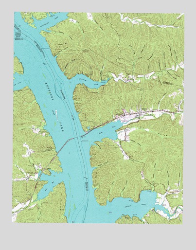 McKinnon, TN USGS Topographic Map