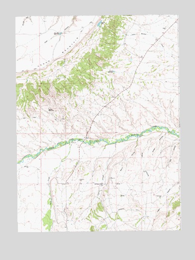 McKinnon, WY USGS Topographic Map