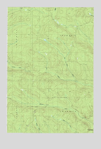 McKinnon Brook, ME USGS Topographic Map