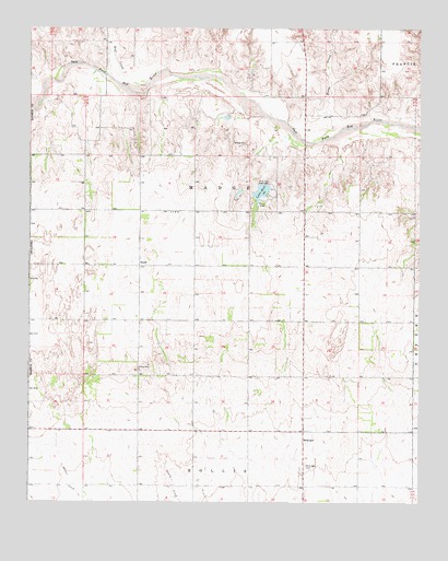 McKnight, OK USGS Topographic Map