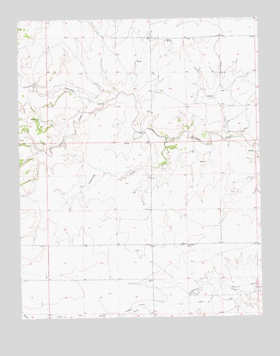 McLaughlin Bridge, NM USGS Topographic Map