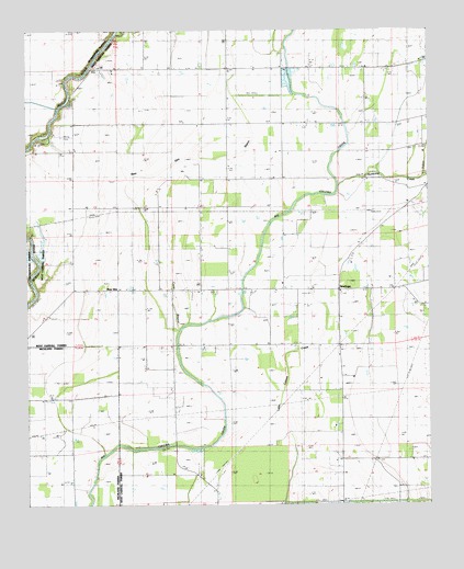 Bear Skin, LA USGS Topographic Map
