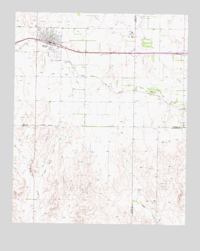 McLean, TX USGS Topographic Map