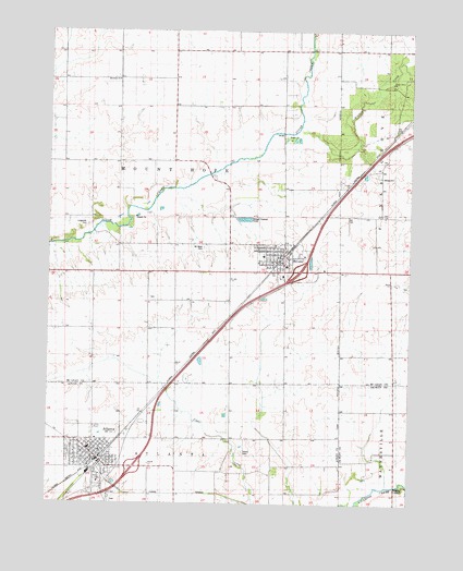 McLean, IL USGS Topographic Map