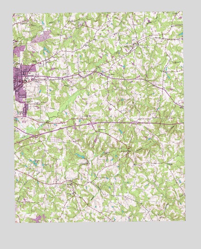 McLeansville, NC USGS Topographic Map