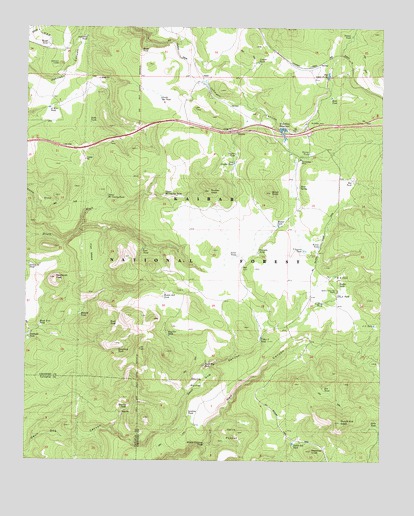 McLellan Reservoir, AZ USGS Topographic Map