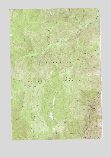 McLendon Butte, ID USGS Topographic Map