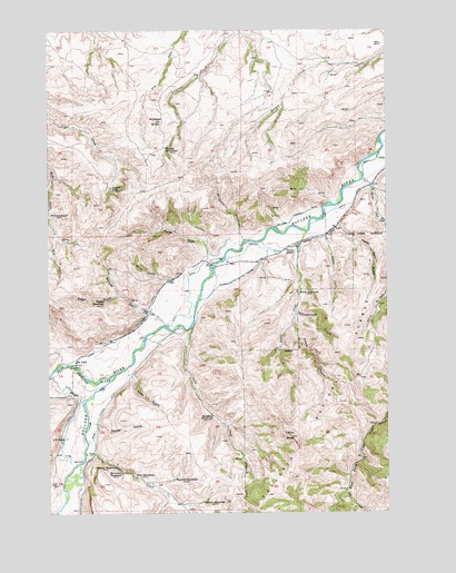 McLeod, MT USGS Topographic Map