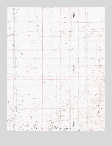 McMahon Ridge, NV USGS Topographic Map