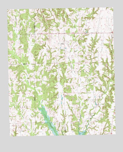 McMillan, OK USGS Topographic Map