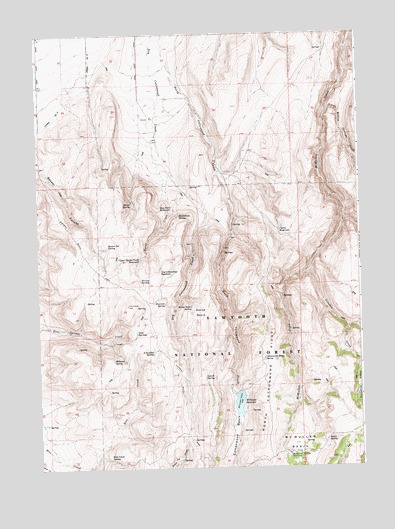 McMullen Basin, ID USGS Topographic Map