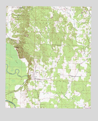 McNab, AR USGS Topographic Map
