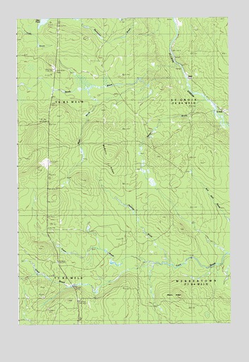 McNally Ridge, ME USGS Topographic Map