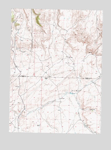Bear Spring, WY USGS Topographic Map